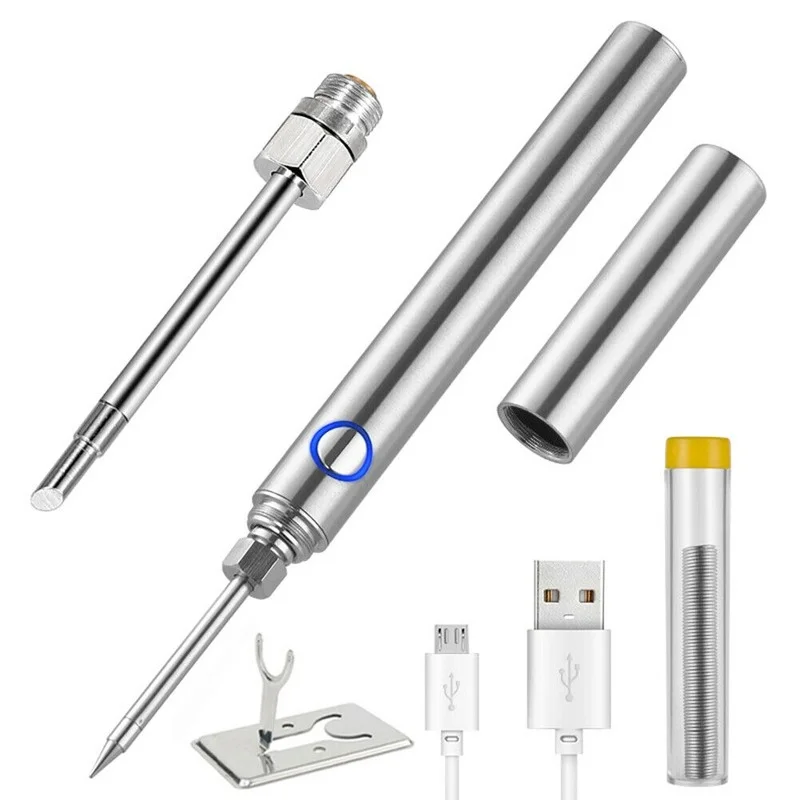 Rechargeable Wireless Soldering  With 1/3 Tips Fast Heating Welding Tool Set Usb - £174.01 GBP