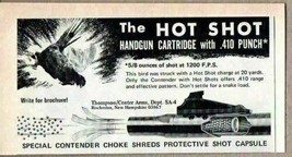 1972 Print Ad Hot Shot Hand Gun Cartridges Thompson Arms Rochester,NH - £6.28 GBP