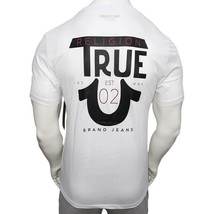 Nwt True Religion Msrp $59.99 Men&#39;s White Crew Neck Short Sleeve T-SHIRT M L Xl - £21.54 GBP