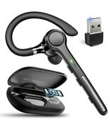 Ngsod Bluetooth Headset V5.4, Bluetooth Earpiece with 500mAh Charging Ca... - $39.79