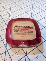 2-PACK  L'Oreal Paris Infallible 24H Fresh Wear Foundation  (125 Ivory B... - $22.50