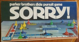 Vintage!! 1972 Sorry Board Game Parker Brother 100% Complete #390 - Excellent!! - $29.09