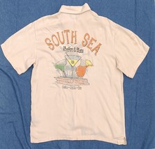 Puritan Mens XL Vintage Hawaiian Aloha South Sea Decal Shirt, 100% Rayon - £7.12 GBP