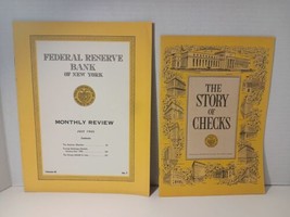 Federal Reserve Bank of New York Review and Checks 1963 Historical Docum... - £15.53 GBP