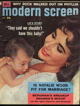 Modern Screen Magazine February 1958 Ricky Nelson Jill St John Vg - £34.65 GBP