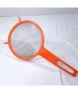 Sveico collander basket strainer orange plastic metal Sweden Rostfri Vin... - €34,62 EUR