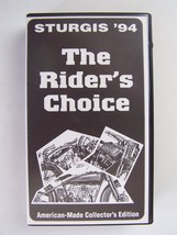 Sturgis &#39;94 The Rider&#39;s Choice VHS Video Tape RARE - £29.85 GBP