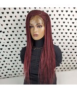 Cornrow Fulani Feedin Braided Box Braids Lace Front Wigs For Black Women... - $2,790.52 MXN