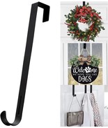 Wreath Hangers for Front Door,15in Metal Wreath Door Hanger for Front Do... - £9.15 GBP
