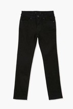 Girls Jeans Denim Chaps Black Adjustable Waist Whisked Straight Flat Fro... - £11.89 GBP