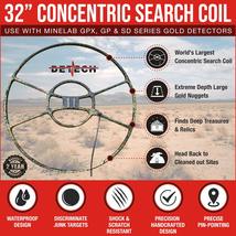 Detech 32&quot; Concentric Search Coil for Minelab GPX, GP, SD Series Gold Detectors - £1,054.74 GBP