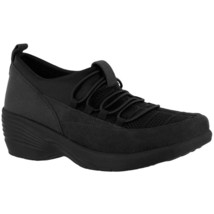 SoLite by Easy Street Women Slip On Sneakers Sleek Size US 8M Black - £25.29 GBP