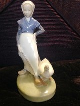 Vintage Royal Copenhagen Girl with a Goose Figurine - £121.97 GBP