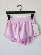 NWT LULULEMON VITP Vital Pink Hotty Hot Low Rise Short 2.5&quot; Lined 6 - £50.44 GBP