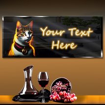 Personalized Orange Cat Neon Sign 600mm X 250mm - £98.72 GBP+