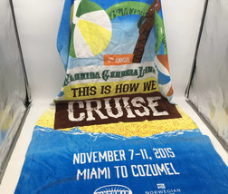 Florida Georgia Line 2015 Cruise Beach Towel Sixthman This Is How We Cruise #2 - £20.58 GBP