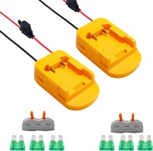 2 Packs Power Wheels Battery Adapter For Dewalt 20V Lithium Batteries, Diy - $39.93