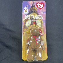 Britannia The Bear-1998 McDonald&#39;s Ty Beanie Baby With Rare Errors Tush ... - $24.74