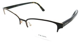 Prada Eyeglasses Frames PR 61XV 331-1O1 54-17-145 Top Brown / Rose Gold Italy - $196.00
