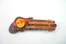 Hard Rock Cafe Stockholm 11th Anniversary 1996 Blue Triple-Neck Guitar L... - £7.72 GBP