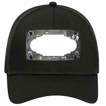 Gray White Owl Scallop Oil Rubbed Novelty Black Mesh License Plate Hat - £22.67 GBP