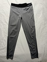 Nike Tights Women’s XL Gray &amp; Black Pro Training Athletic Gym 725477-021 - $16.00
