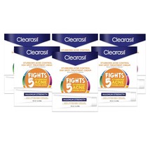 Clearasil Stubborn Acne Control 5 in 1 Spot Treatment Cream, 1 oz (Pack of 6) - £39.16 GBP