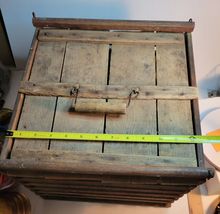 Wood Egg Crate with Wooden Handle image 6