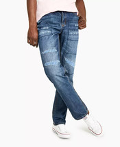 Sun + Stone Men&#39;s Astoria Distressed Straight Fit Jeans in Blue Stone Wa... - £22.35 GBP