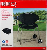 Weber Grill Cover for Weber Baby Q Weber Q-100 Series Grills NEW 6550 Vinyl - £15.73 GBP