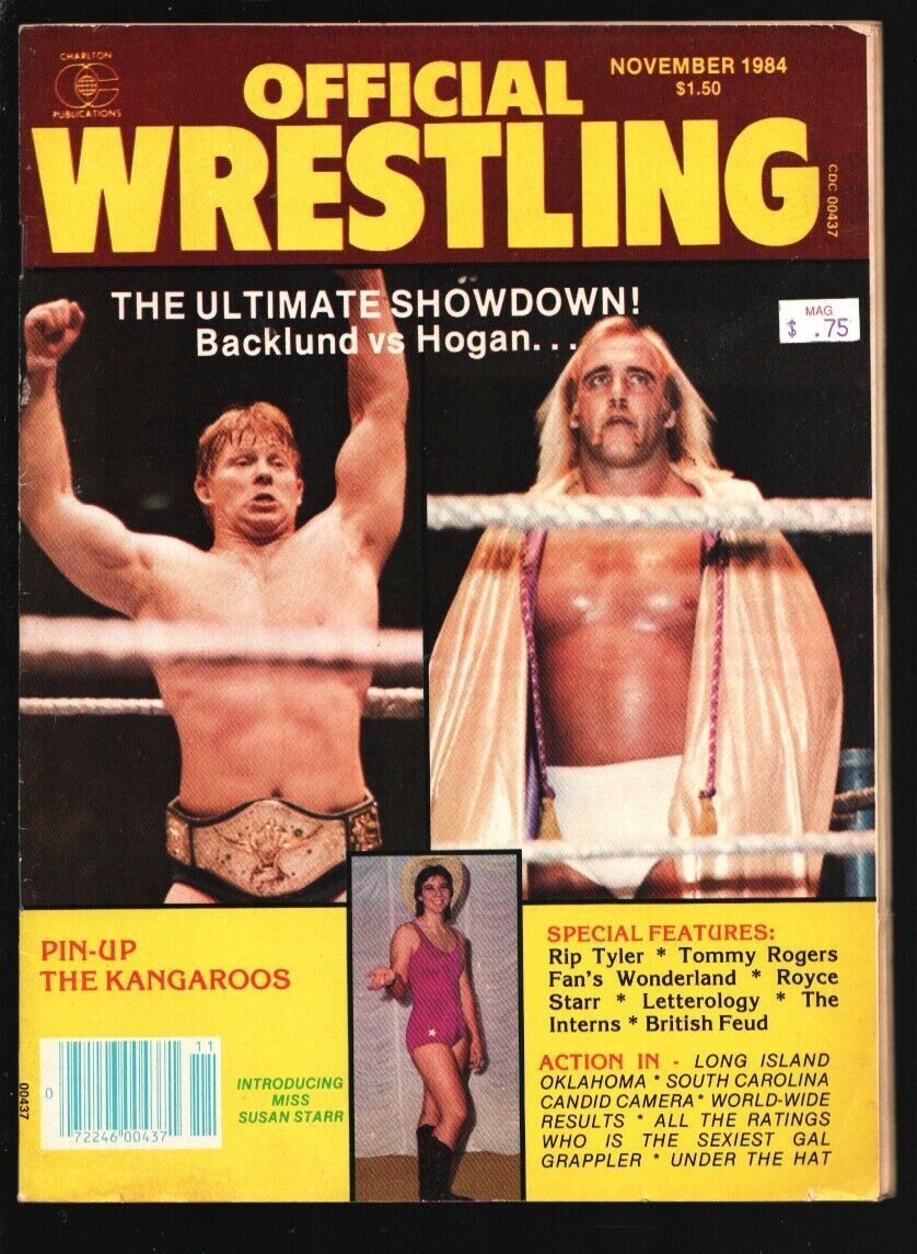 Primary image for Official Wrestling 11/1984-Hulk Hogan cover & story-Sexiest female wrestlers-...