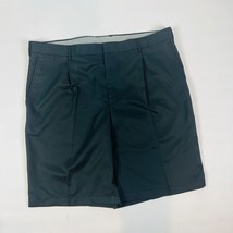 Walter Hagen Mens Golf Shorts Size 40 Black Pleated Front - $28.49