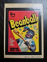 Topps Wacky Packages Beanball 3rd Series 1973 Sticker Vintage Original - $18.97 CAD