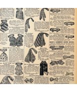 1901 Ties Bows Reproduction Advertisement Sears Fashion Supply Accessory... - $28.04 CAD