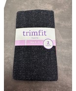 Trimfit Girls&#39; 2-Pair Fashion Tights (S 4-6) | Metallic Red &amp; Black | NWT - $145.31 MXN