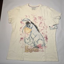 Vintage Disney Store Eeyore Sketch Shirt Woman 2XL W Tags Has Flaws See Pictures - $17.13