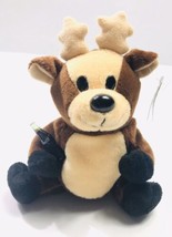 Coca-Cola COKE reindeer Christmas 1990s bean bag plush NWT 6” - £17.18 GBP