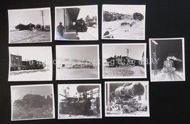 Lot 1960s 10pc Merida N De M Mexico U De Y Railroad 4x5 Photos Steam Locomotive - £33.55 GBP