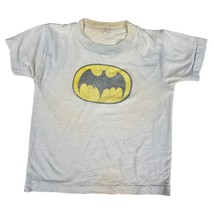 VTG 1978 DC Comics Batman Kids T-Shirt Sz 4-6 Distressed Underoos Single... - $637.62 MXN