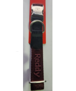 Reddy Burgundy Jacquard Dog Collar, Small - $18.80