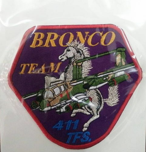 BID BRONCO TEAM 411 TFS. RTAF Royal Thai Air Force Patch - $4.99