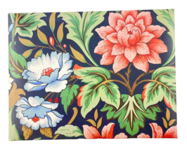 Hallmark Guest Book Tropical Floral White Lotus Pink Green White - $24.96 CAD
