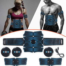 Stimulator Abdominal Muscle Training Tool Trainer Toner Fitness Belt Workout Gym - £26.88 GBP
