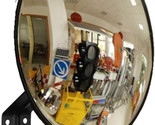 Traffic Curved Convex Wide Angle Mirror, 30 cm / 12&quot; Unbreakable For Rea... - $24.99