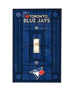 Toronto Blue Jays MLB 461 Art Glass Single Switchplate Cover - $22.30 CAD