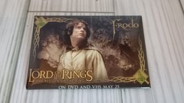 The Lord Of the Rings Frodo Coming to DVD Promotional Pin Approx. 3x2 Inches - £3.96 GBP