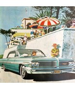1962 Pontiac Bonneville At Beach Advertisement Automobilia General Motor... - $29.99