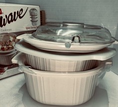 Rubbermaid Microwave Cookware 7 Piece Space Saving Set Unused  #8527 - $78.03