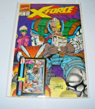 X-Force #1 (Marvel, August 1991) W/Collector Trade Card - £3.86 GBP