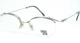 Vintage Dolce Vita By Casanova DV-19 03 Silver Gold Eyeglasses 48-20-130mm Italy - £117.32 GBP